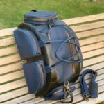Hand-Stitched Full-Grain 2-in-1 Optioned Leather Backpack & Duffle Bag – Versatile Travel & Work Bag