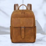 Top-Quality Oil Pull-Up Leather Backpack with Timeless Appeal
