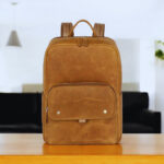 Cowhide Oil Pull-Up Leather Backpack for Everyday Adventures