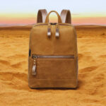 Oil Pull-Up Leather Backpack – Handmade Excellence, Unique Patina