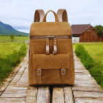 Oil Pull-Up Leather Backpack – The Perfect Blend of Style & Strength