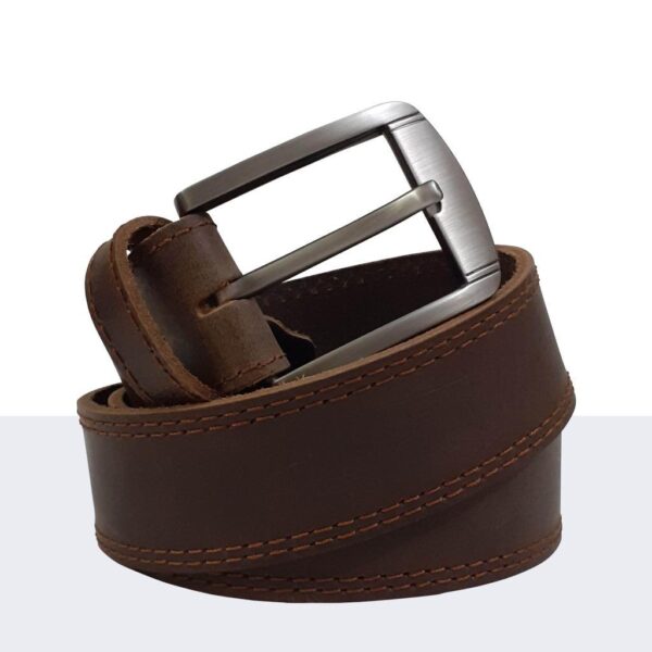 Premium Crazy Horse Leather Belt – Classic Look for Jeans & Chinos