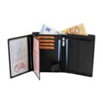 Men’s Full-Grain Leather Wallet with Coin Pocket – Classic, Stylish & Secure