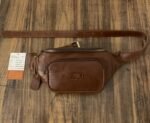 2-in-1 Oil Full Grain Leather Sling & Waist Bag – Elegant & Versatile Travel Companion