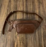 2-in-1 Oil Full Grain Leather Sling & Waist Bag – Elegant & Versatile Travel Companion - Image 3